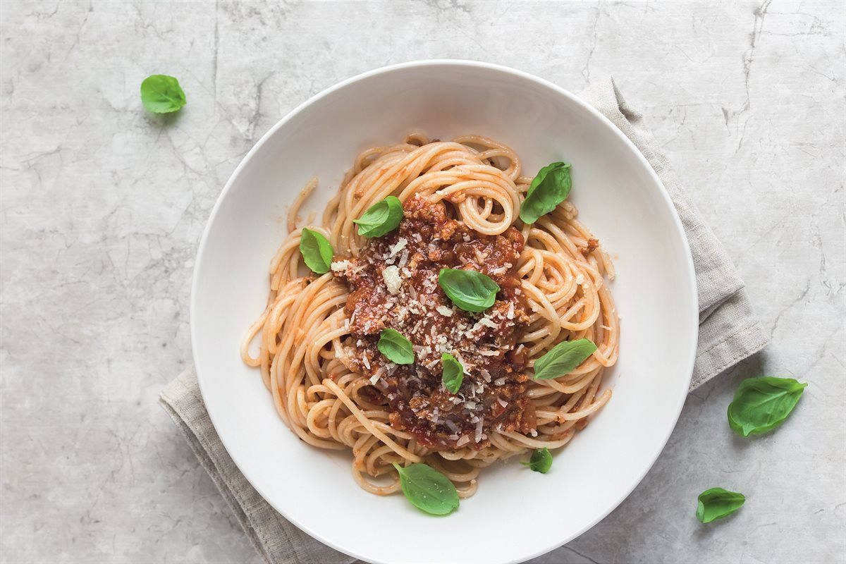 Fein angerichtet und abgeschmeckt: Vegane Bolognese