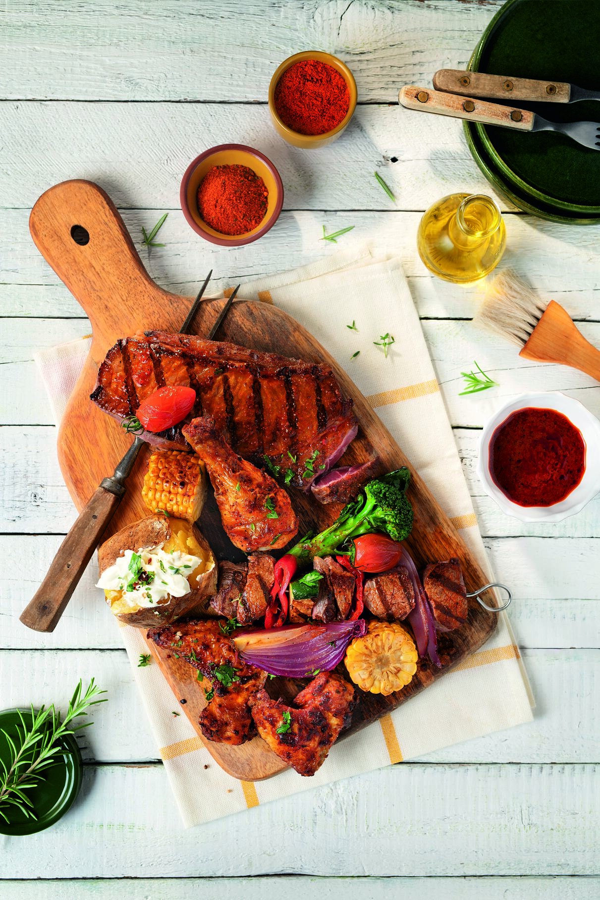 Mit BBQ-Fix lässt sich Fleisch köstlich marinieren.